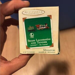 Hallmark Keepsake ornament Steam Locomotive and Tender series